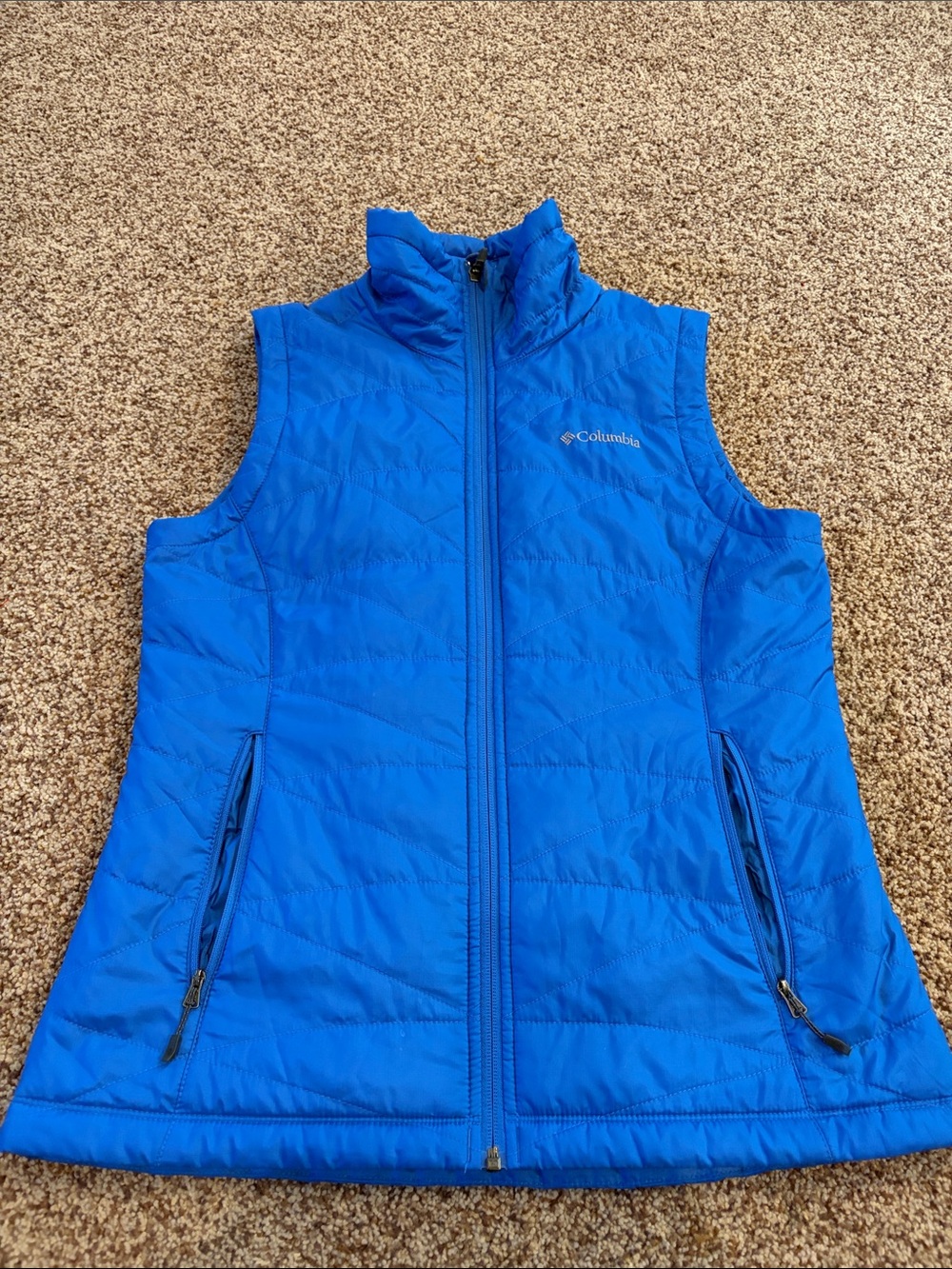 Columbia Women's Bright Blue Quilted Insulated Vest